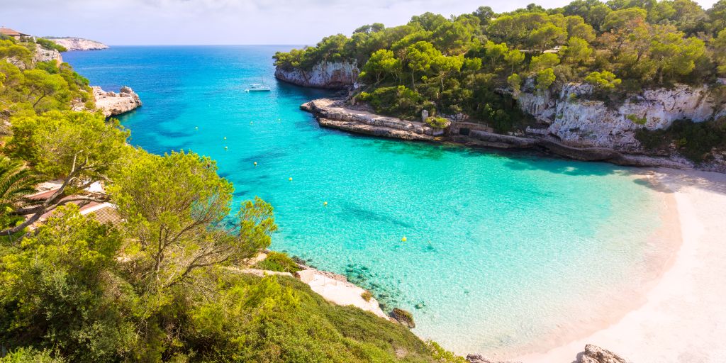 Sandstrand Cala Llombards auf Mallorca